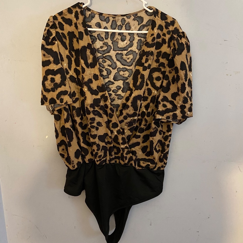 SHEIN Animal Print Body Suit